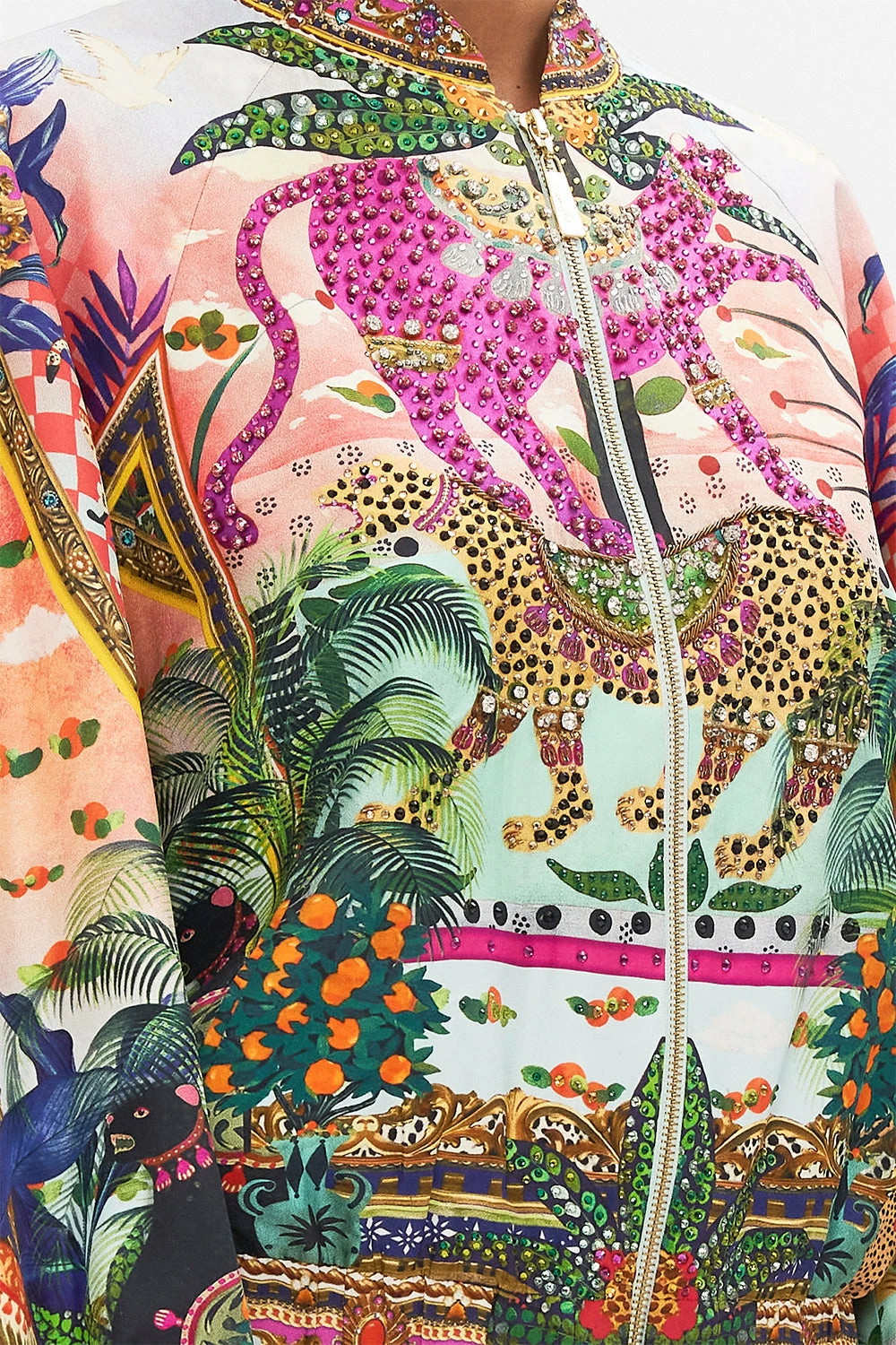 BOMBER JACKET WITH SHIRRED CUFF ALESSANDROS ATLANTIS 6 BOMBER JACKET WITH SHIRRED CUFF ALESSANDROS ATLANTIS - Image 6