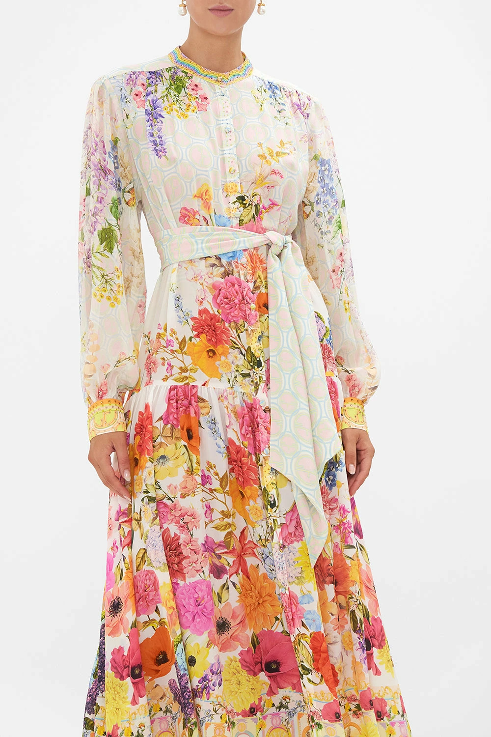 BUTTON THROUGH DRESS WITH YOKE SUNLIGHT SYMPHONY 5 BUTTON THROUGH DRESS WITH YOKE SUNLIGHT SYMPHONY - Image 5