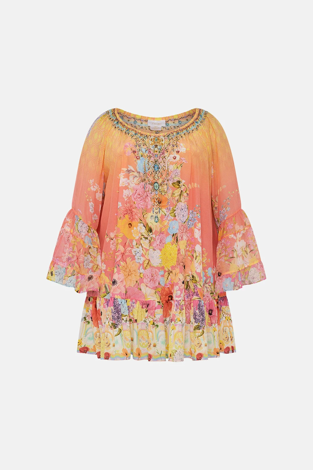 A LINE FRILL DRESS SOLAR FLARE - Image 8