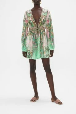 SHORT PEASANT DRESS LOST CITY