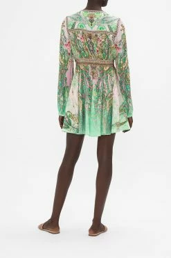 SHORT PEASANT DRESS LOST CITY -clothing shop CAMILLA 00025989 SHORT PEASANT DRESS LOST CITY 3