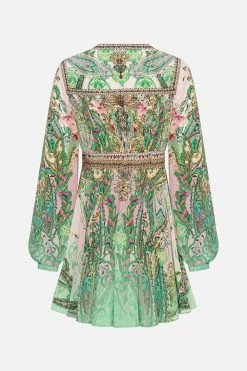 SHORT PEASANT DRESS LOST CITY -clothing shop CAMILLA 00025989 SHORT PEASANT DRESS LOST CITY GHOST 2