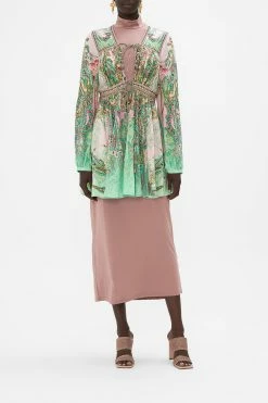 SHORT PEASANT DRESS LOST CITY -clothing shop CAMILLA 00025989 SHORT PEASANT DRESS LOST CITY MODEST 1