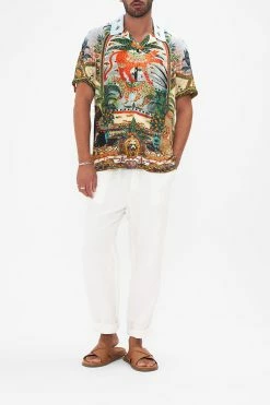 SHORT SLEEVE CAMP COLLARED SHIRT ALESSANDROS ATLANTIS