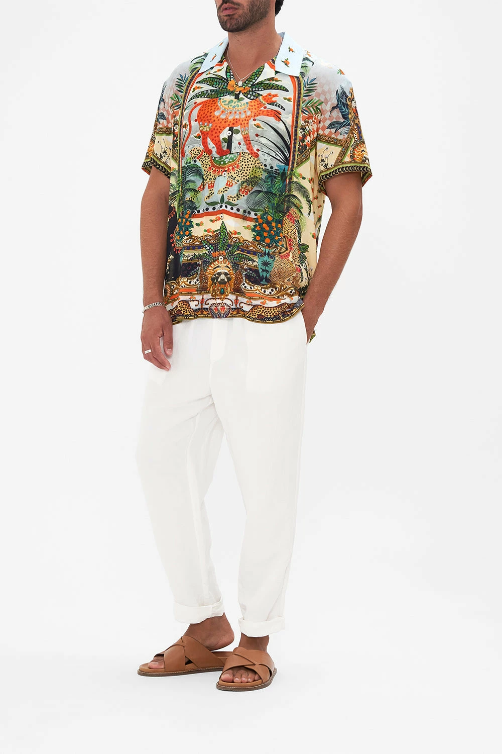 SHORT SLEEVE CAMP COLLARED SHIRT ALESSANDROS ATLANTIS 4 SHORT SLEEVE CAMP COLLARED SHIRT ALESSANDROS ATLANTIS - Image 4