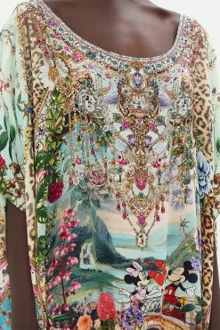 ROUND NECK KAFTAN MICKEY TAKES A TRIP -clothing shop CAMILLA 00026399 ROUND NECK KAFTAN MICKEY TAKES A TRIP 5