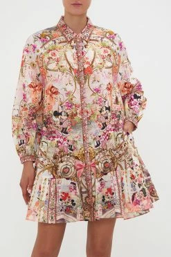 TIERED SHIRT DRESS MINNIE MOUSE MAGIC -clothing shop CAMILLA 00026403 TIERED SHIRT DRESS MINNIE MOUSE MAGIC 4