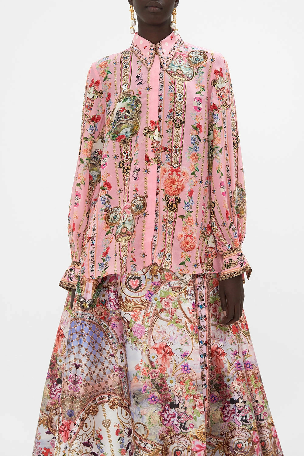 CURVED COLLAR BLOUSE MINNIE MOUSE MAGIC 5 CURVED COLLAR BLOUSE MINNIE MOUSE MAGIC - Image 5