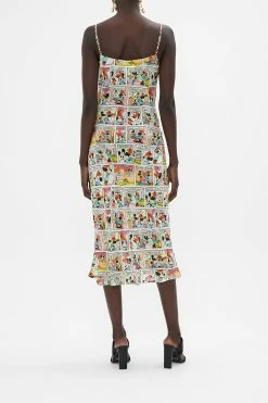 LONG BIAS SLIP A TRIP DOWN THE COMIC STRIP -clothing shop CAMILLA 00026408 LONG BIAS SLIP A TRIP DOWN THE COMIC STRIP 3