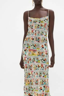 LONG BIAS SLIP A TRIP DOWN THE COMIC STRIP -clothing shop CAMILLA 00026408 LONG BIAS SLIP A TRIP DOWN THE COMIC STRIP 4