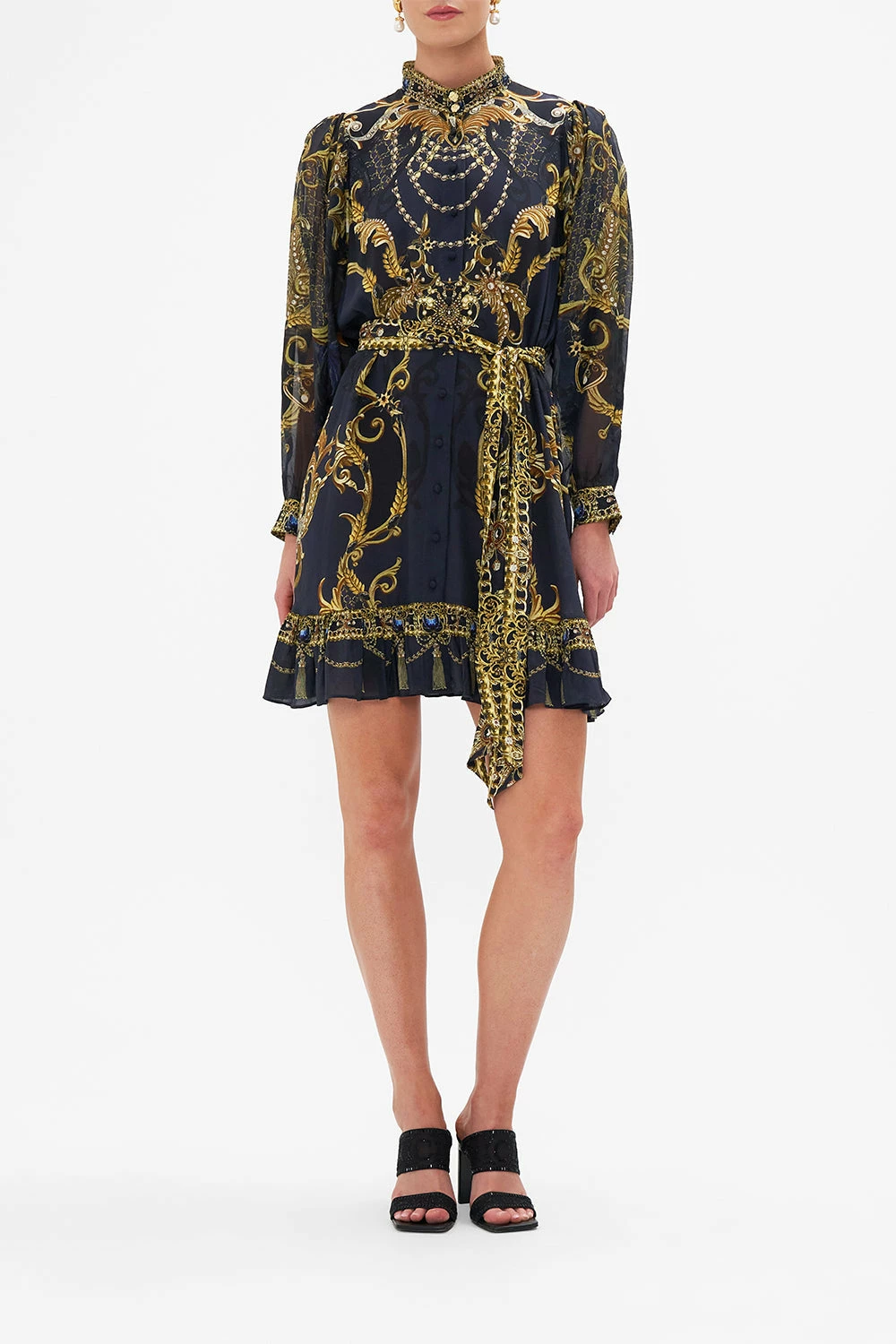 DROP SLEEVE SHIRT DRESS MOONLIGHT MELODIES 1 DROP SLEEVE SHIRT DRESS MOONLIGHT MELODIES