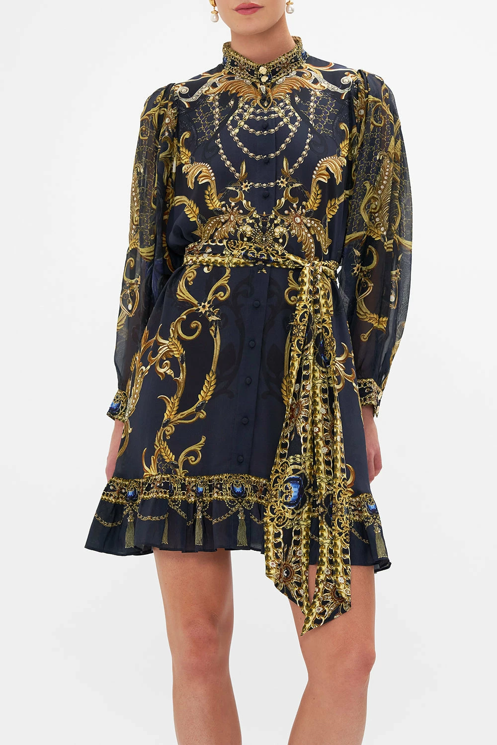 DROP SLEEVE SHIRT DRESS MOONLIGHT MELODIES 4 DROP SLEEVE SHIRT DRESS MOONLIGHT MELODIES - Image 4