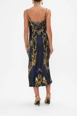 LONG BIAS SLIP MOONLIGHT MELODIES 8 LONG BIAS SLIP MOONLIGHT MELODIES -clothing shop CAMILLA 00026430 MOONLIGHT MELODIES LONG BIAS SLIP 3