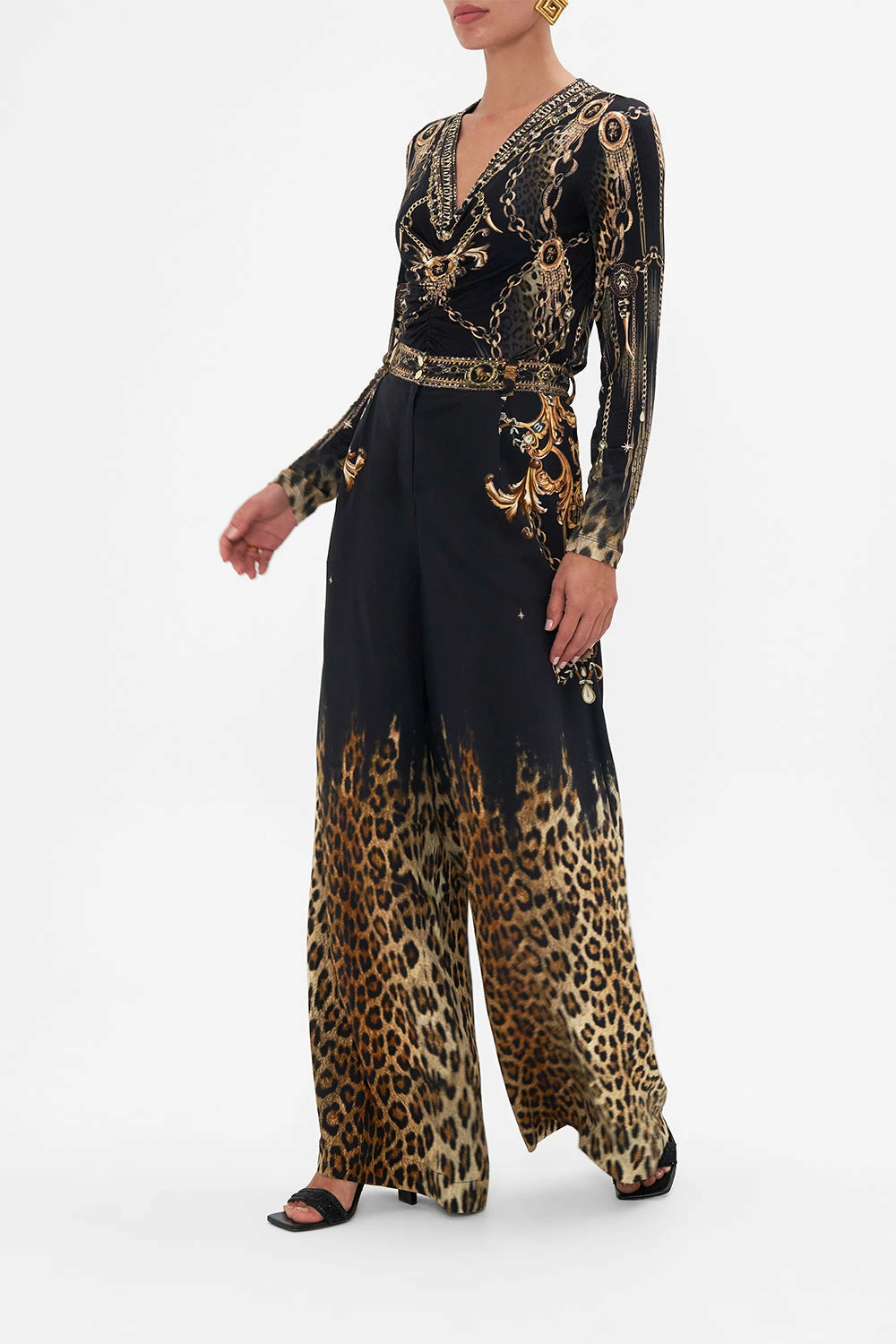 WIDE LEG WAISTED PANT JUNGLE DREAMING 2 WIDE LEG WAISTED PANT JUNGLE DREAMING - Image 2