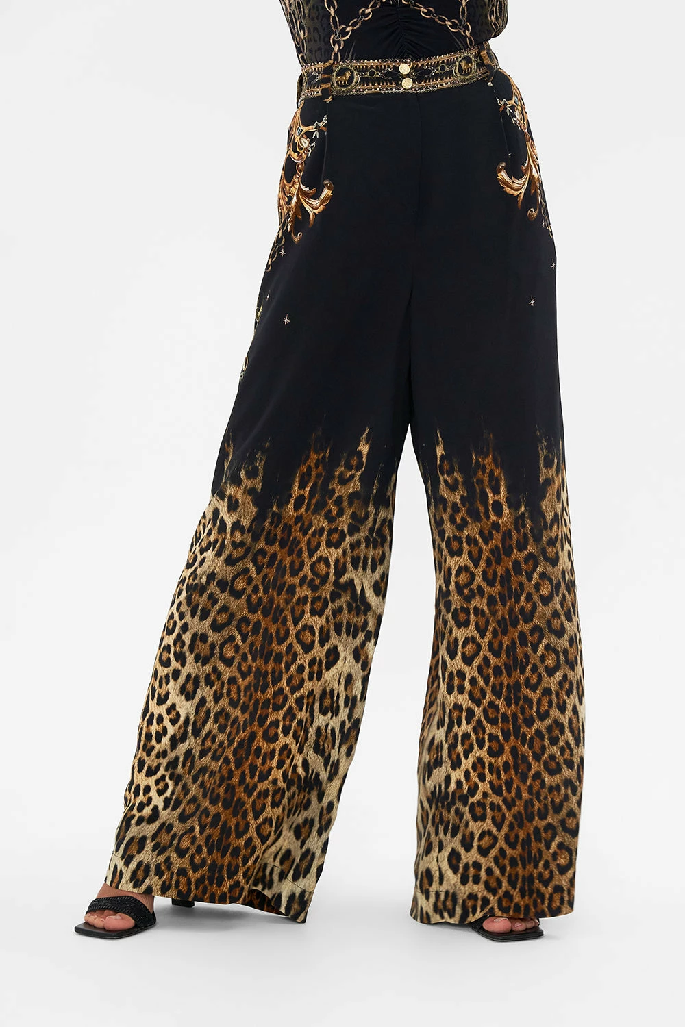 WIDE LEG WAISTED PANT JUNGLE DREAMING 4 WIDE LEG WAISTED PANT JUNGLE DREAMING - Image 4