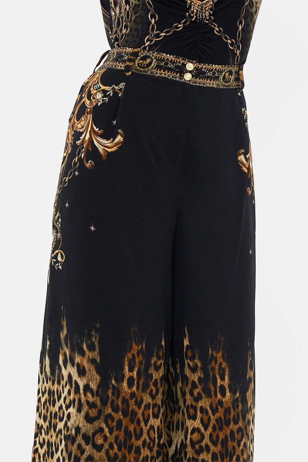WIDE LEG WAISTED PANT JUNGLE DREAMING 5 WIDE LEG WAISTED PANT JUNGLE DREAMING - Image 5