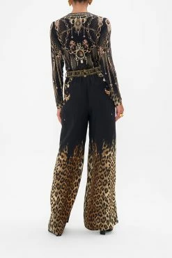 WIDE LEG WAISTED PANT JUNGLE DREAMING 9 WIDE LEG WAISTED PANT JUNGLE DREAMING -clothing shop CAMILLA 00026432 JUNGLE DREAMING WIDE LEG WAISTED PANT 5