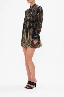 SHIFT SHIRT DRESS JUNGLE DREAMING -clothing shop CAMILLA 00026434 SHIFT SHIRT DRESS JUNGLE DREAMING 2