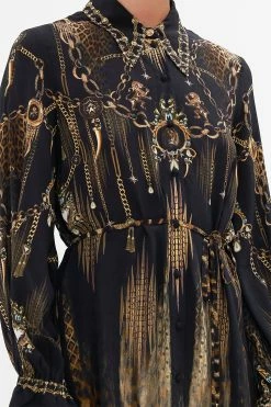 SHIFT SHIRT DRESS JUNGLE DREAMING -clothing shop CAMILLA 00026434 SHIFT SHIRT DRESS JUNGLE DREAMING 5