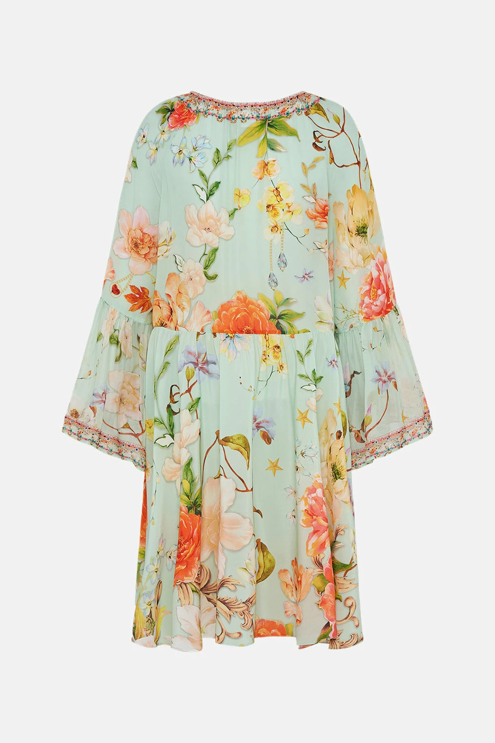 A-LINE RUFFLE SLEEVE DRESS TALK THE WALK 4 A-LINE RUFFLE SLEEVE DRESS TALK THE WALK - Image 4