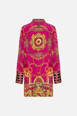 MINI SHIRT DRESS WILD AND RUNNING -clothing shop CAMILLA 00026441 MINI SHIRT DRESS WILD AND RUNNING GHOST 2