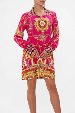 MINI SHIRT DRESS WILD AND RUNNING -clothing shop CAMILLA 00026441 WILD AND RUNNING MINI SHIRT DRESS 4