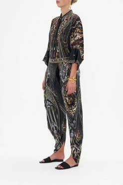 DRAPED SIDE PANT CHAOS IN THE COSMOS -clothing shop CAMILLA 00026468 DRAPED SIDE PANT CHAOS IN THE COSMOS 2