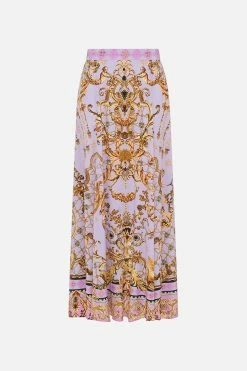 PANELLED FLARED LONG SKIRT LAVENDER EVER AFTER -clothing shop CAMILLA 00026551 PANELLEDLONGFLARESKIRT LAVENDEREVERAFTER GHOST 1