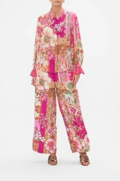 CURVED COLLAR BLOUSE A GIRL NAMED FLORENCE