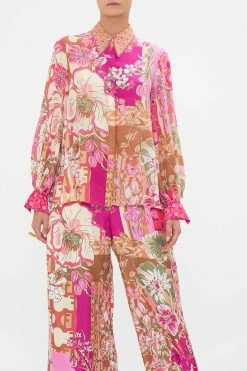 CURVED COLLAR BLOUSE A GIRL NAMED FLORENCE 11 CURVED COLLAR BLOUSE A GIRL NAMED FLORENCE -clothing shop CAMILLA 00026553 COLLARED BLOUSE A GIRL NAMED FLORENCE 4