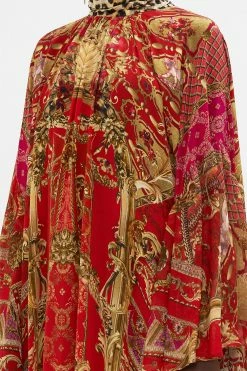 HIGH NECK RUFFLE KAFTAN SWEET SOPRANO -clothing shop CAMILLA 00026557 HIGH NECK RUFFLE KAFTAN SWEET SOPRANO 5