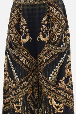 WIDE LEG TROUSER WITH FRONT POCKETS DUOMO DYNASTY -clothing shop CAMILLA 00026616 WIDE LEG TROUSER WITH FRONT POCKETS DUOMO DYNASTY 5