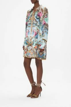 MINI SHIRT DRESS LETTERS TO LEO 9 MINI SHIRT DRESS LETTERS TO LEO -clothing shop CAMILLA 00026628 MINI SHIRT DRESS LETTERS TO LEO 2