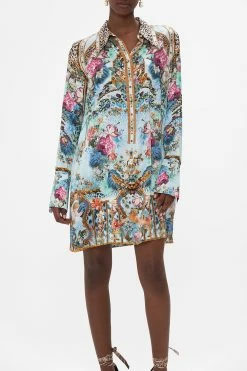 MINI SHIRT DRESS LETTERS TO LEO 10 MINI SHIRT DRESS LETTERS TO LEO -clothing shop CAMILLA 00026628 MINI SHIRT DRESS LETTERS TO LEO 4