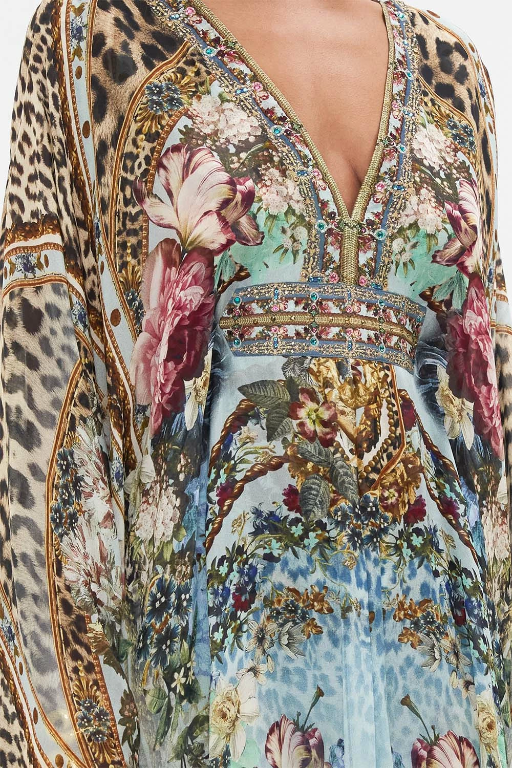 LONG KAFTAN WITH WAIST DETAIL LETTERS TO LEO 6 LONG KAFTAN WITH WAIST DETAIL LETTERS TO LEO - Image 6