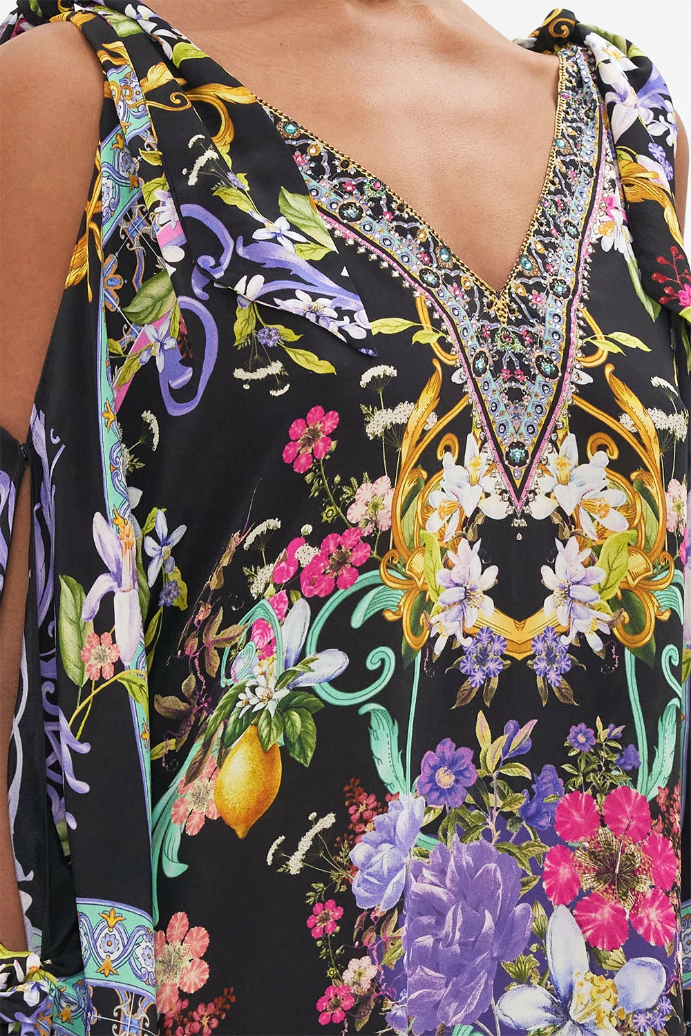 SCARF TIE KAFTAN MEET ME IN MARCHESA 6 SCARF TIE KAFTAN MEET ME IN MARCHESA - Image 6