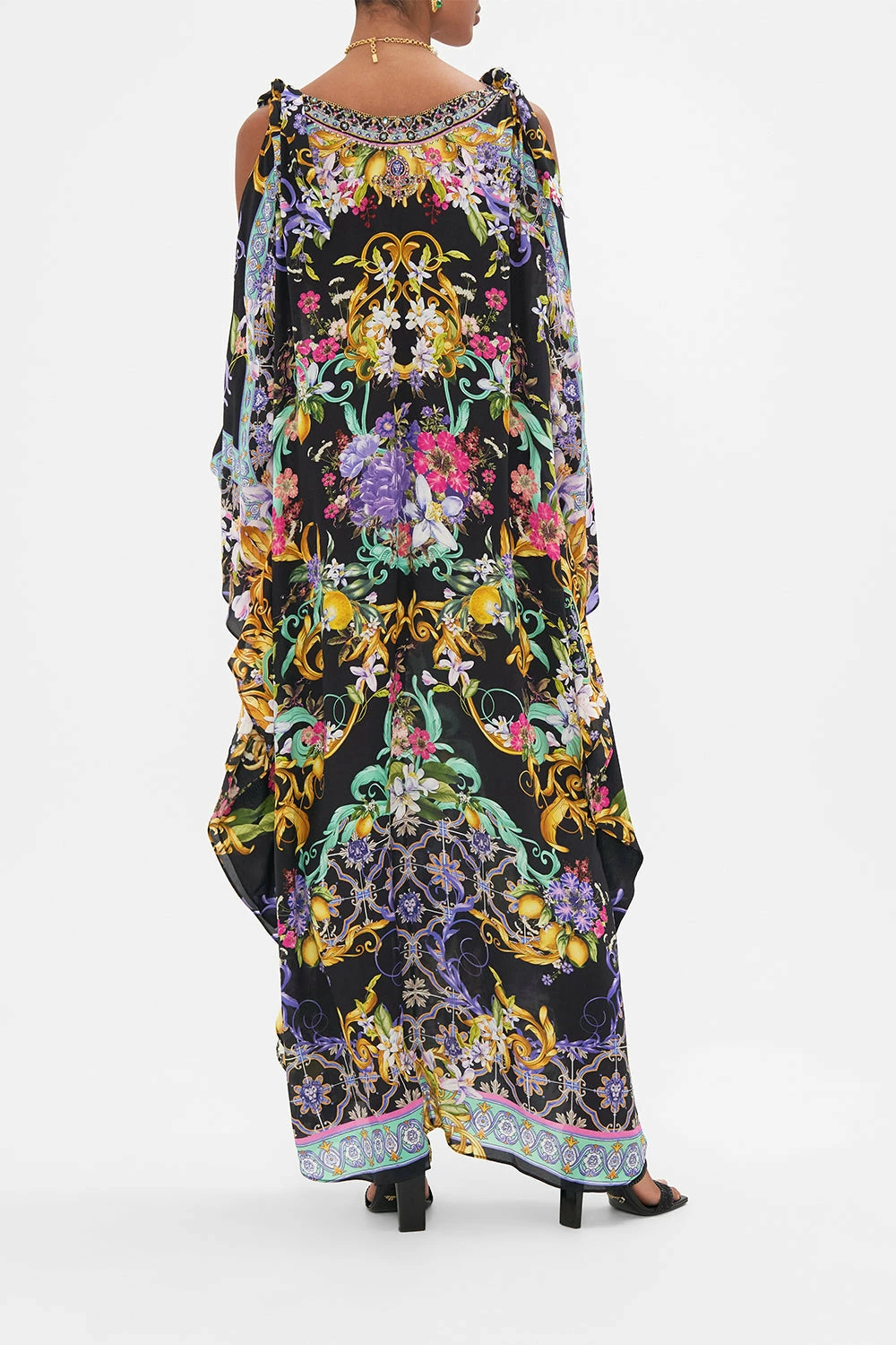 SCARF TIE KAFTAN MEET ME IN MARCHESA 2 SCARF TIE KAFTAN MEET ME IN MARCHESA - Image 2