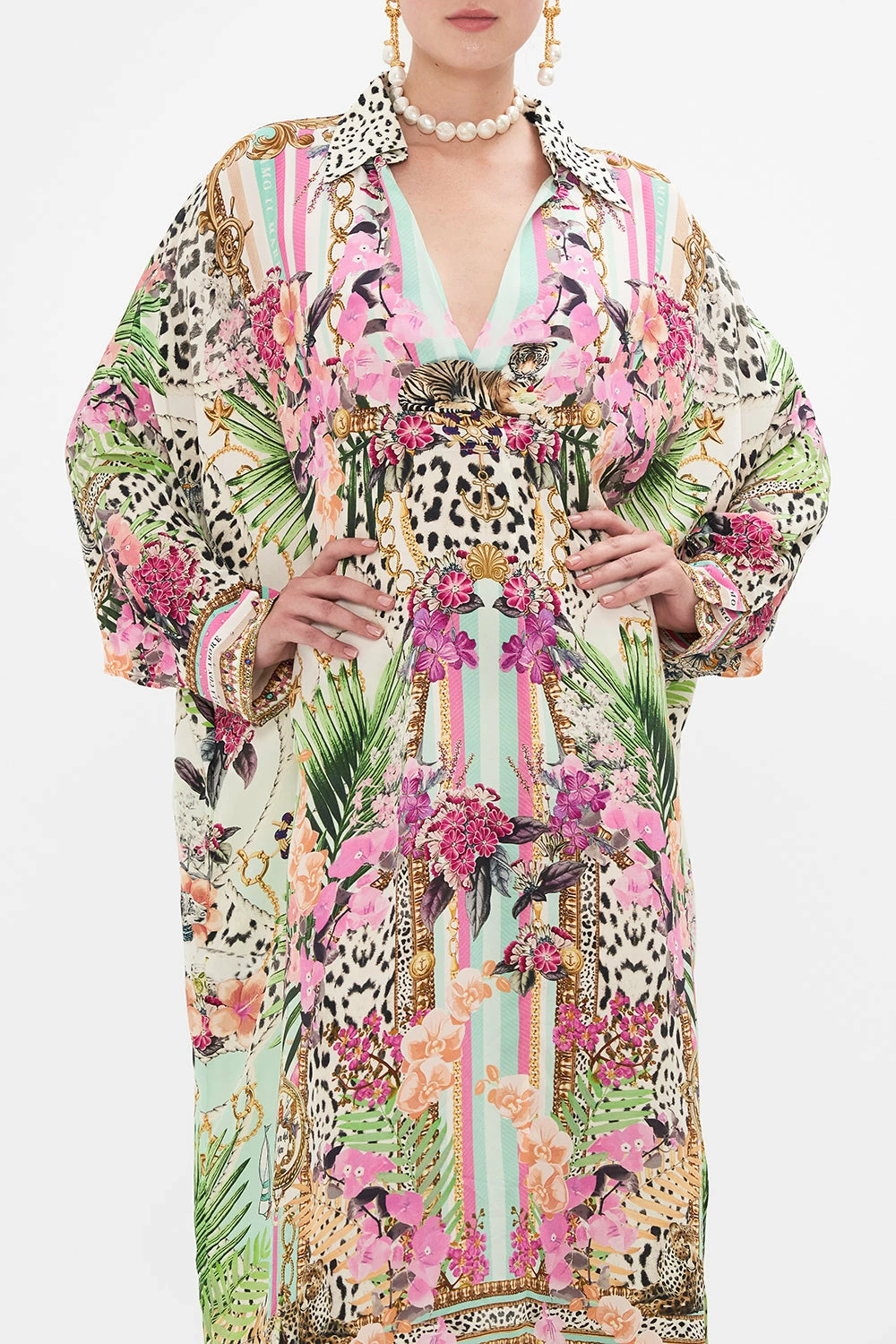 WING COLLAR KAFTAN DEAR AMORE MIO 5 WING COLLAR KAFTAN DEAR AMORE MIO - Image 5