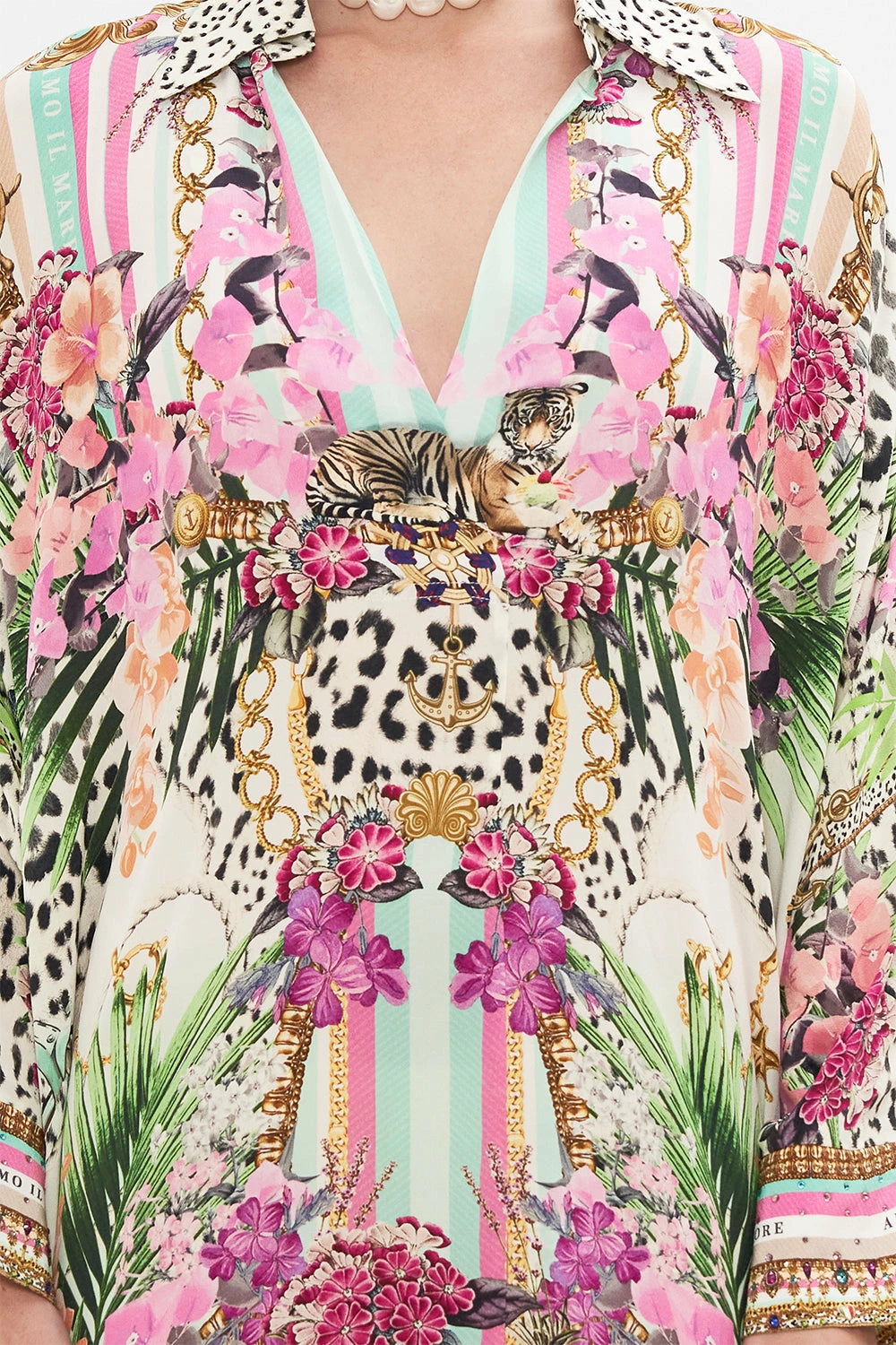 WING COLLAR KAFTAN DEAR AMORE MIO 6 WING COLLAR KAFTAN DEAR AMORE MIO - Image 6