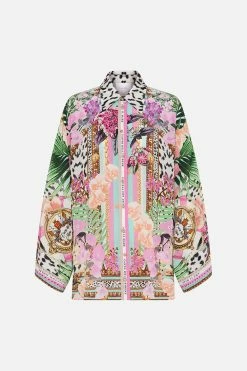 WIDE SLEEVE BLOUSE DEAR AMORE MIO -clothing shop CAMILLA 00026709 WIDE SLEEVE BLOUSE DEAR AMORE MIO GHOST 1