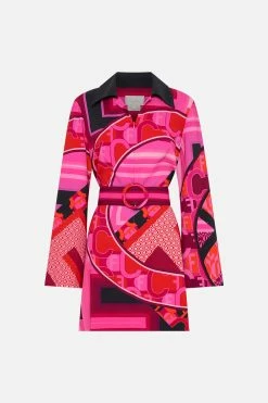 RETRO MINI DRESS CIAO PALAZZO -clothing shop CAMILLA 00026714 RETROMINIDRESS CIAOPALAZZO GHOST 1