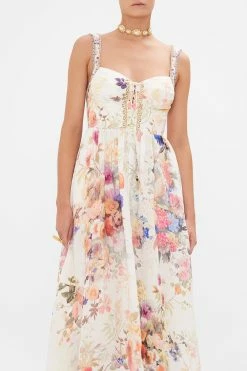 EYELET BUSTIER DRESS FRIENDS WITH FRESCOS -clothing shop CAMILLA 00026729 EYELET BUSTIER DRESS FRIENDS WITH FRESCOS 4