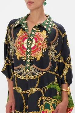 COLLARED SHIRT KAFTAN JEALOUSY AND JEWELS 11 COLLARED SHIRT KAFTAN JEALOUSY AND JEWELS -clothing shop CAMILLA 00026785 JEALOUSY AND JEWELS COLLARED SHIRT KAFTAN 5