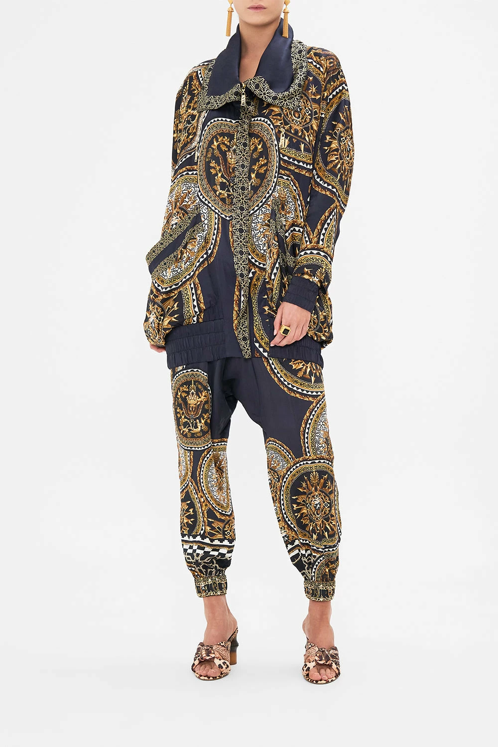 PARKA JACKET WITH RIB DUOMO KALEIDO 1 PARKA JACKET WITH RIB DUOMO KALEIDO