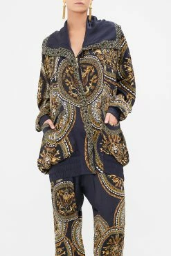 PARKA JACKET WITH RIB DUOMO KALEIDO 11 PARKA JACKET WITH RIB DUOMO KALEIDO -clothing shop CAMILLA 00028197 PARKA JACKET W RIB DUOMO KALEIDO 4