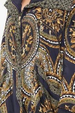 PARKA JACKET WITH RIB DUOMO KALEIDO 12 PARKA JACKET WITH RIB DUOMO KALEIDO -clothing shop CAMILLA 00028197 PARKA JACKET W RIB DUOMO KALEIDO 5