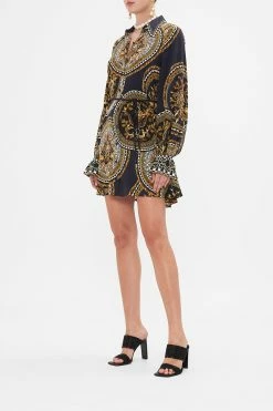 SHIFT SHIRT DRESS DUOMO KALEIDO -clothing shop CAMILLA 00028199 DUOMOKALEIDO SHIFTSHIRTDRESS 4