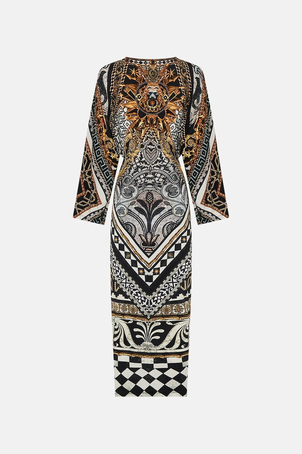 LONG SPLIT FRONT TWIST DRESS LOOK UP TESORO 7 LONG SPLIT FRONT TWIST DRESS LOOK UP TESORO - Image 7