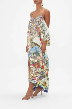 SHOESTRING STRAP KAFTAN AMALFI AMORE -clothing shop CAMILLA 00028211 AMALFIAMORE SHOESTRINGSTRAPKAFTAN1