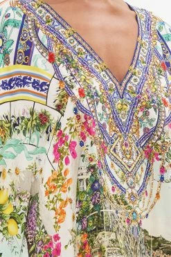 SHORT KAFTAN WITH CUFF AMALFI AMORE -clothing shop CAMILLA 00028213 AMALFIAMORE SHORTKAFTANWITHCUFF 5